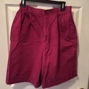 Vintage Hunt Club Bermuda Shorts Womens 12 purple